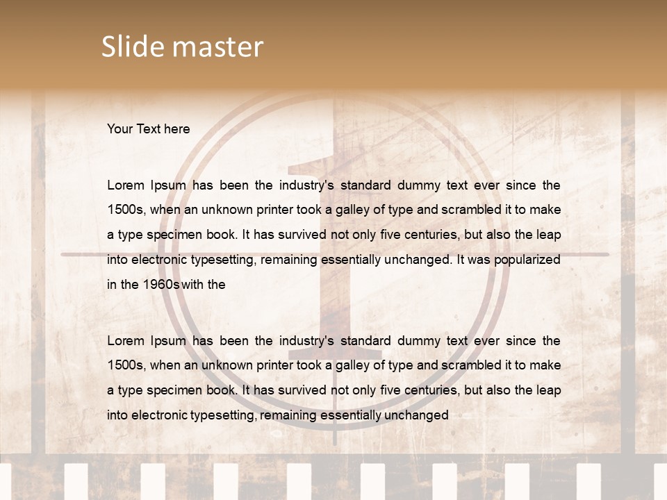 Camera Plastic Exposure PowerPoint Template