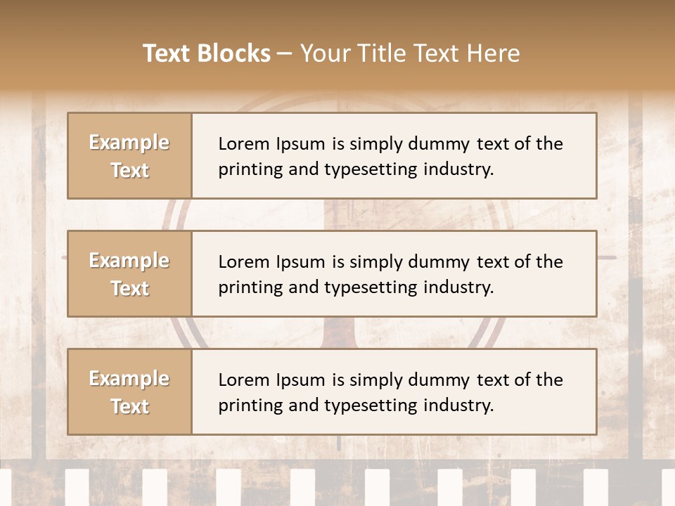 Camera Plastic Exposure PowerPoint Template