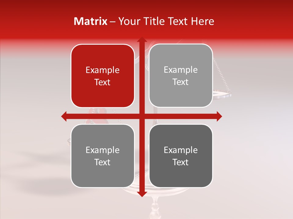Gleichgewicht Goldwaage Justitia PowerPoint Template
