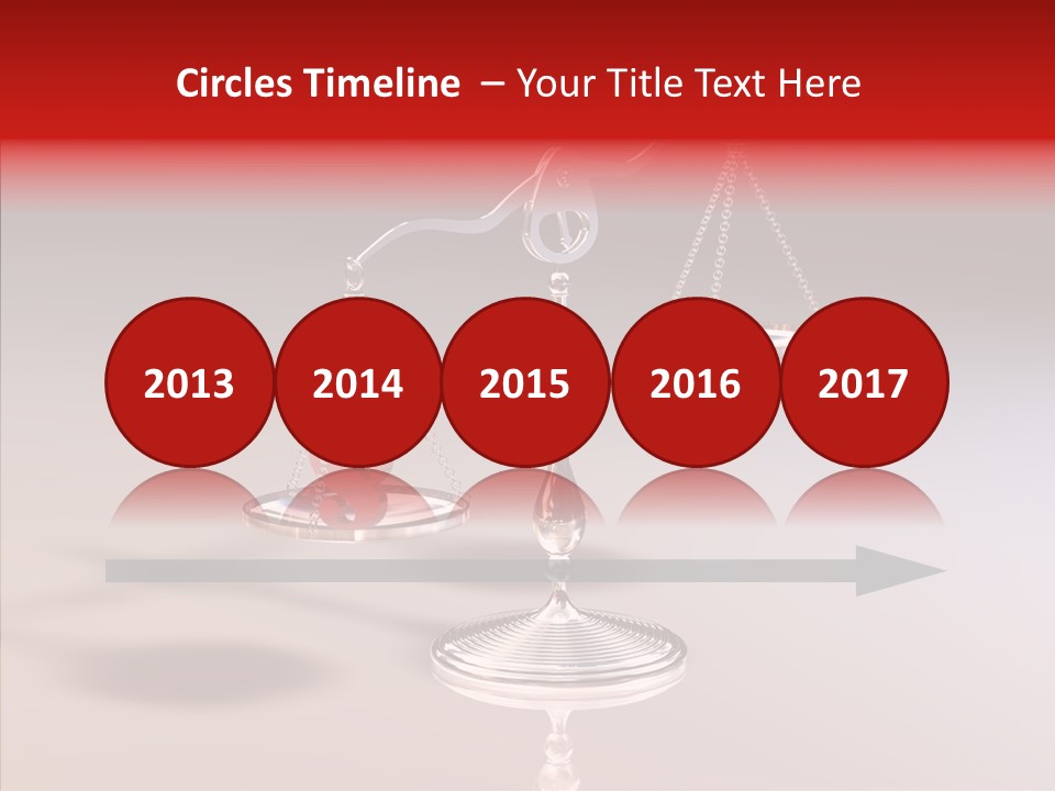 Gleichgewicht Goldwaage Justitia PowerPoint Template