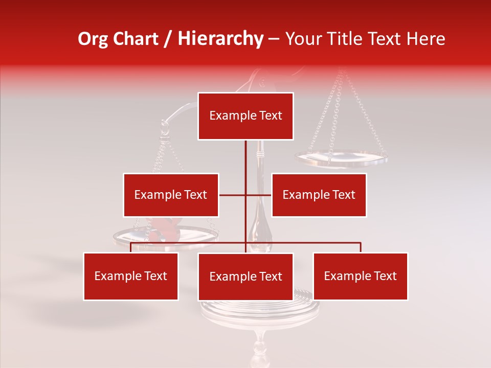 Gleichgewicht Goldwaage Justitia PowerPoint Template