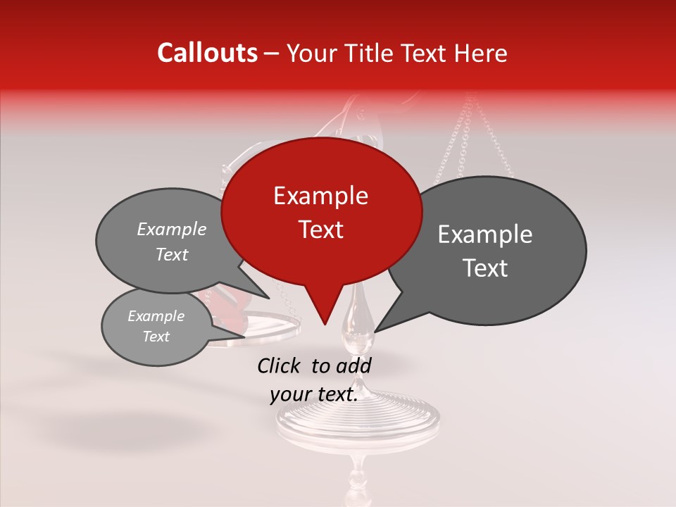 Gleichgewicht Goldwaage Justitia PowerPoint Template