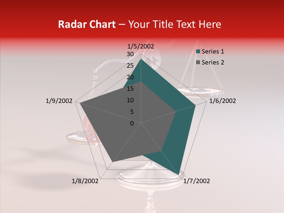 Gleichgewicht Goldwaage Justitia PowerPoint Template