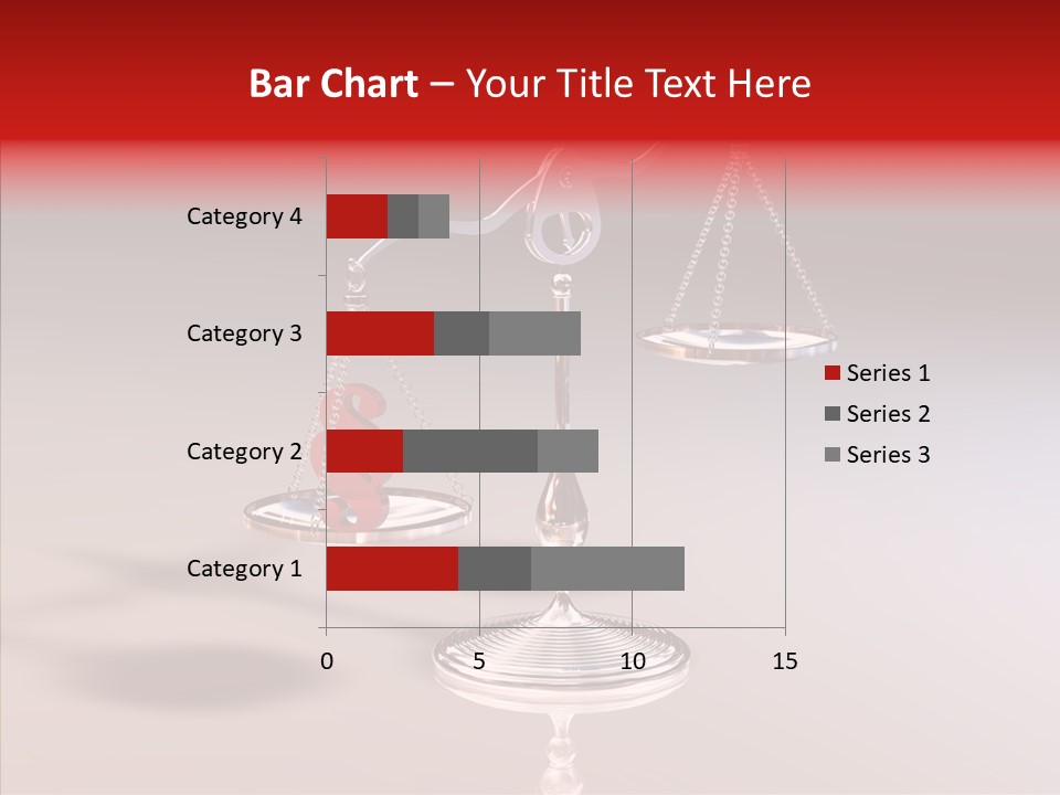 Gleichgewicht Goldwaage Justitia PowerPoint Template