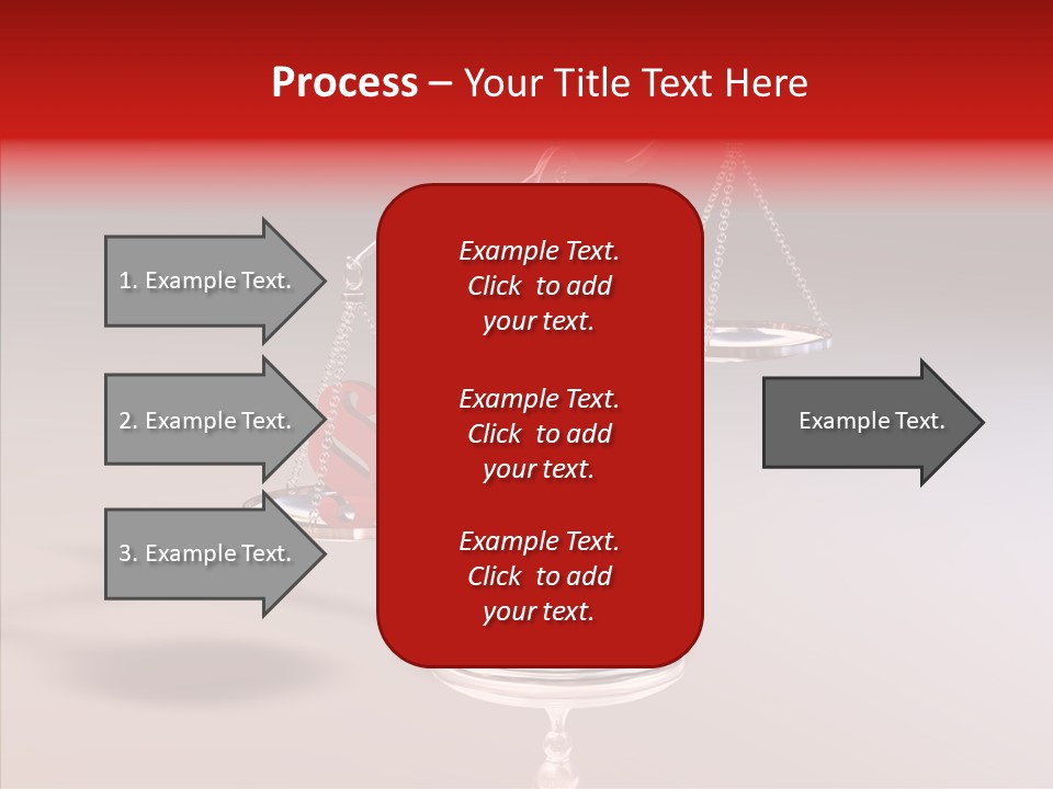 Gleichgewicht Goldwaage Justitia PowerPoint Template