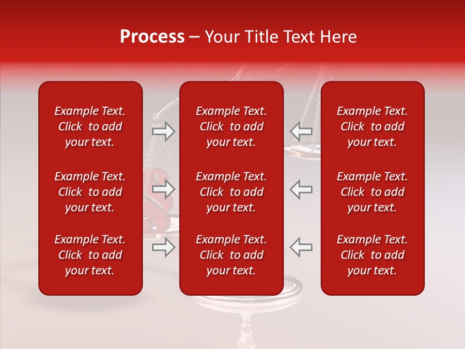 Gleichgewicht Goldwaage Justitia PowerPoint Template