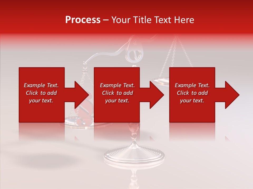 Gleichgewicht Goldwaage Justitia PowerPoint Template