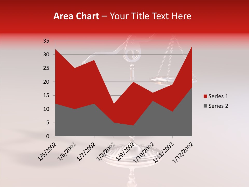 Gleichgewicht Goldwaage Justitia PowerPoint Template