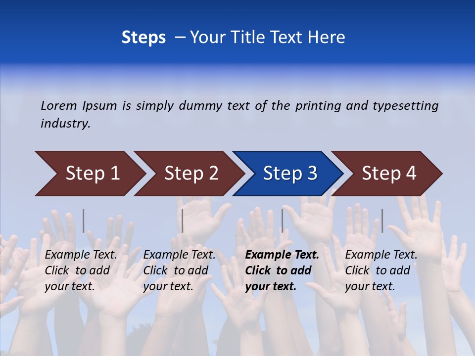 Participation Multiracial Conceptual PowerPoint Template