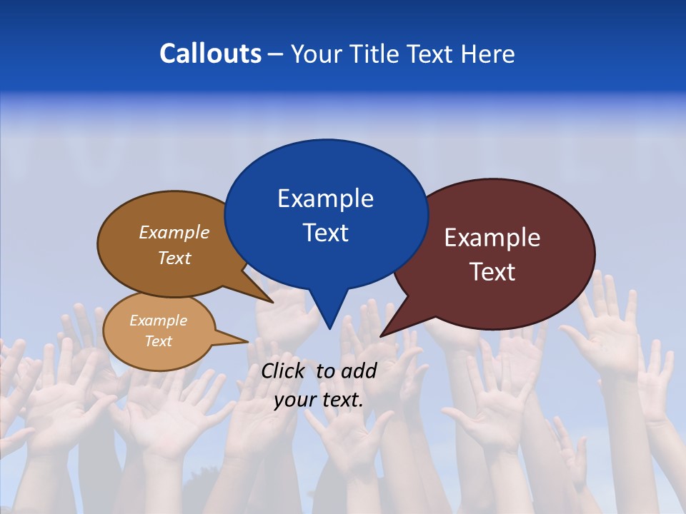 Participation Multiracial Conceptual PowerPoint Template