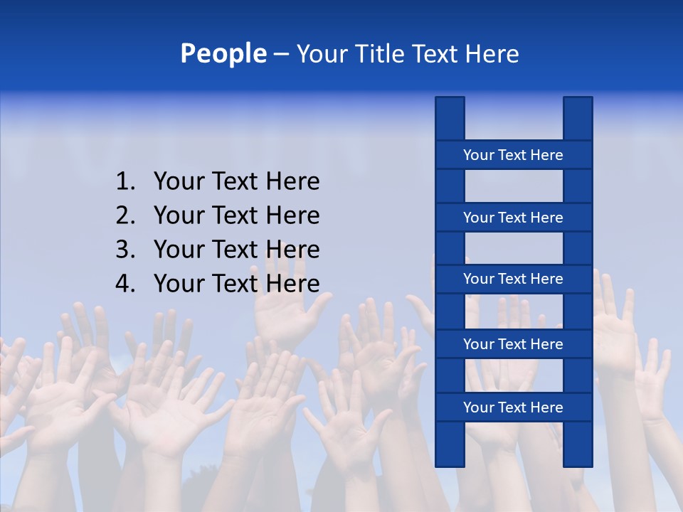 Participation Multiracial Conceptual PowerPoint Template