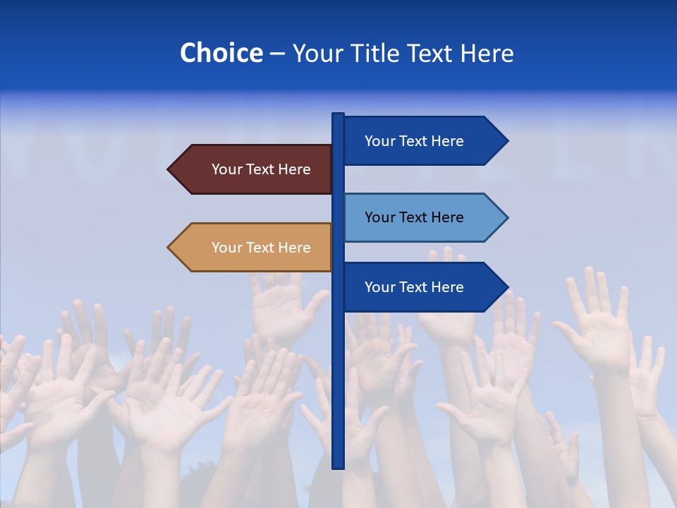 Participation Multiracial Conceptual PowerPoint Template