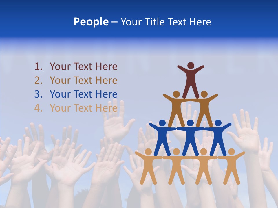 Participation Multiracial Conceptual PowerPoint Template