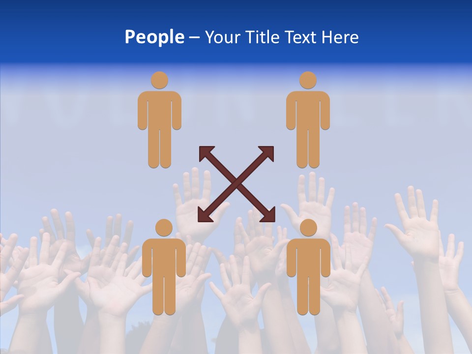 Participation Multiracial Conceptual PowerPoint Template