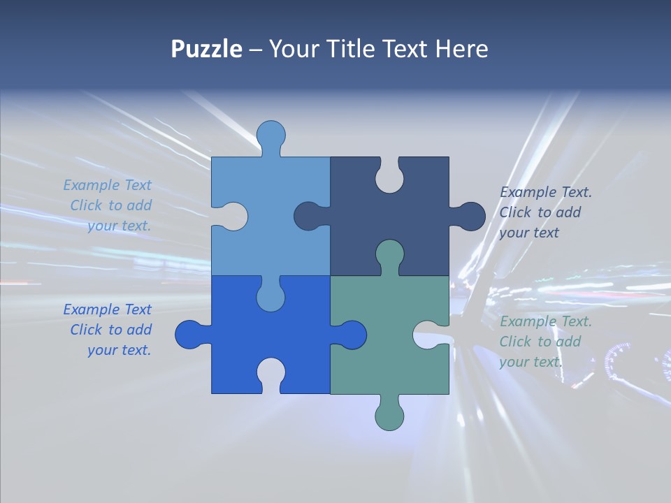 Lights Building Speedy PowerPoint Template