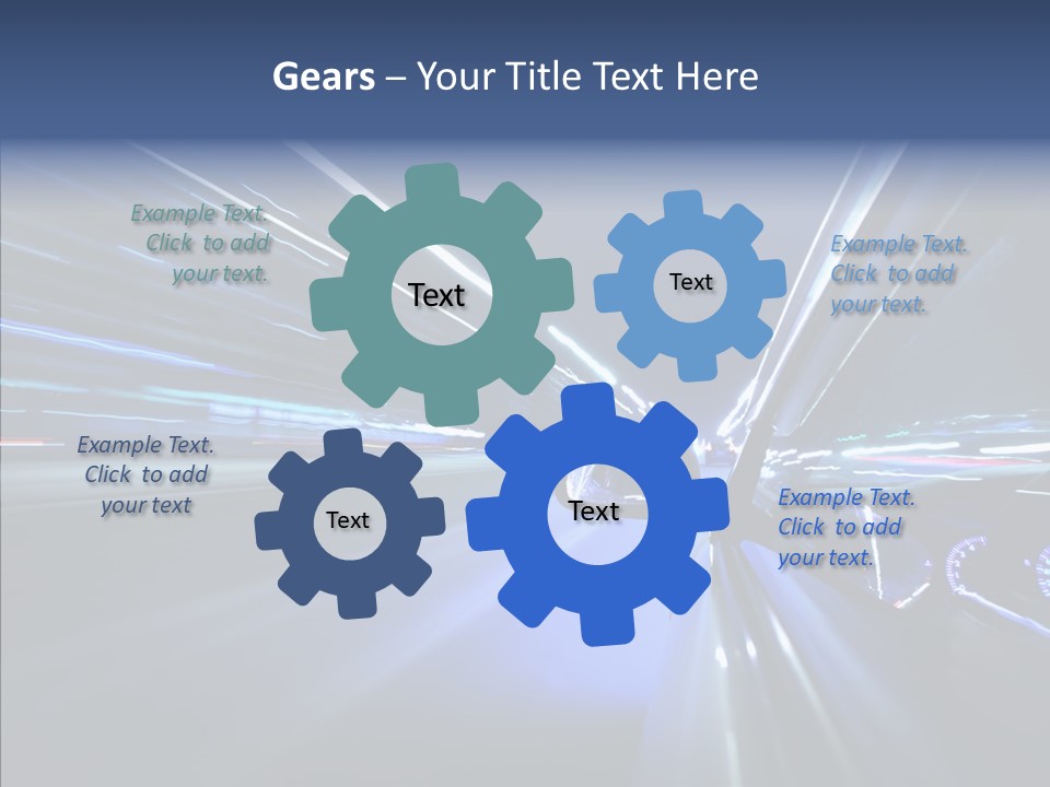 Lights Building Speedy PowerPoint Template