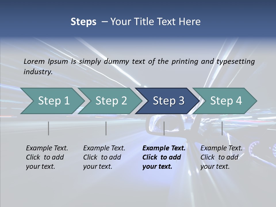 Lights Building Speedy PowerPoint Template
