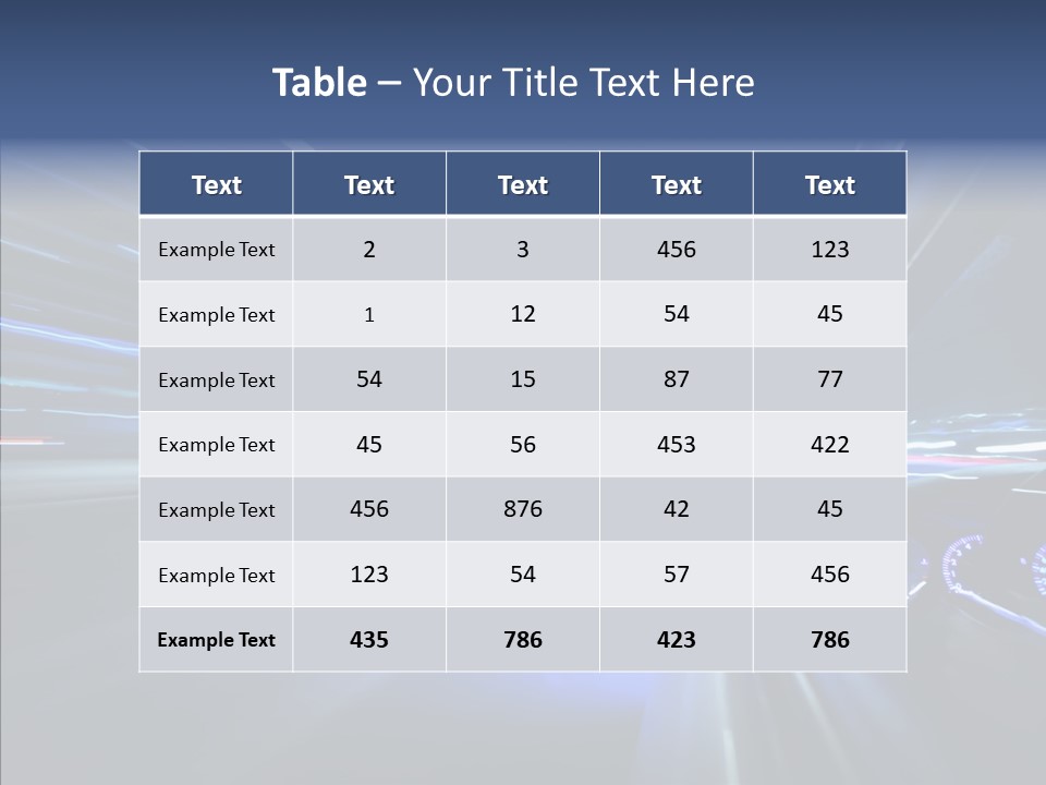 Lights Building Speedy PowerPoint Template