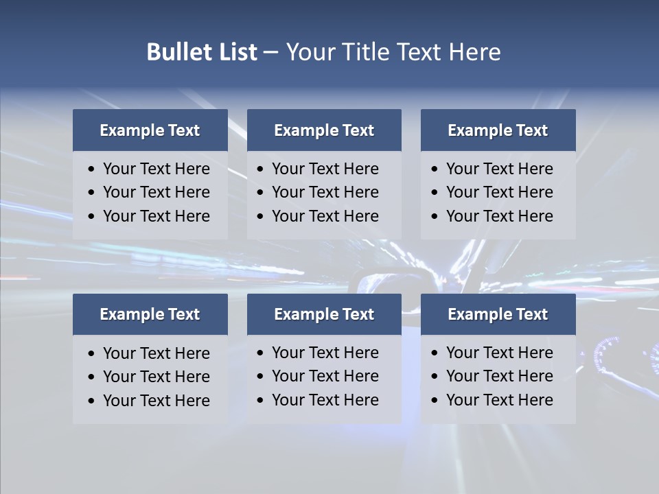 Lights Building Speedy PowerPoint Template