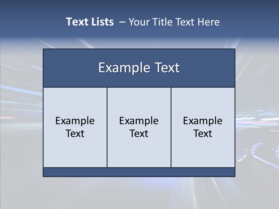Lights Building Speedy PowerPoint Template