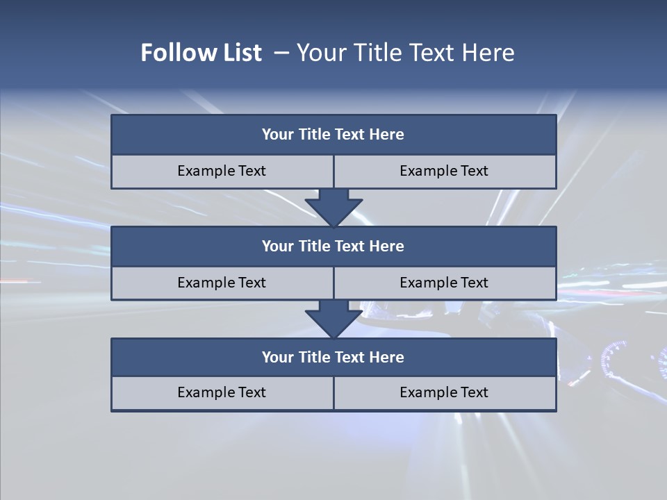 Lights Building Speedy PowerPoint Template
