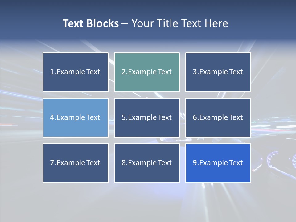 Lights Building Speedy PowerPoint Template