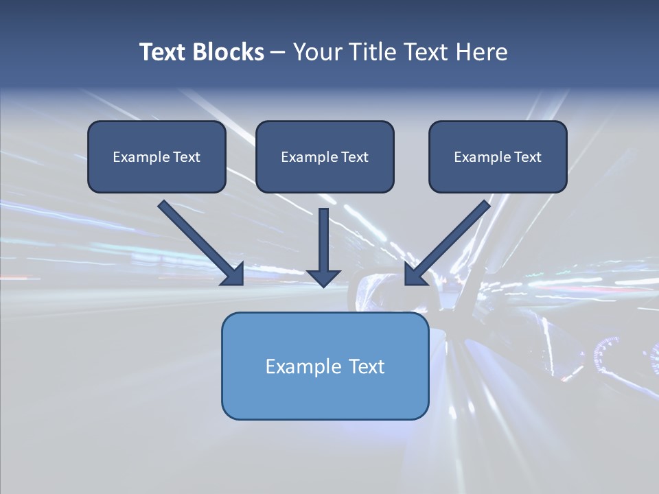Lights Building Speedy PowerPoint Template