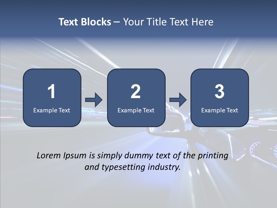 Lights Building Speedy PowerPoint Template