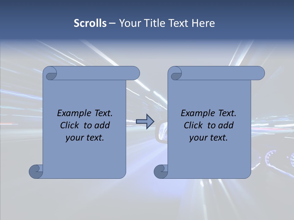 Lights Building Speedy PowerPoint Template