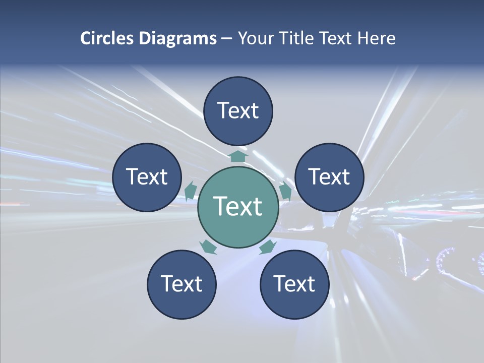 Lights Building Speedy PowerPoint Template