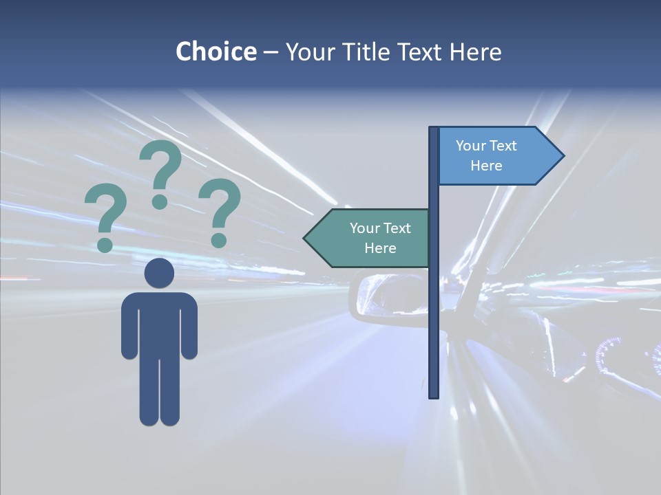 Lights Building Speedy PowerPoint Template