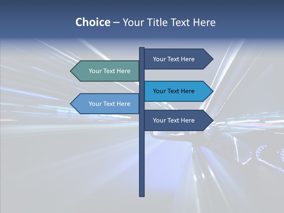Lights Building Speedy PowerPoint Template