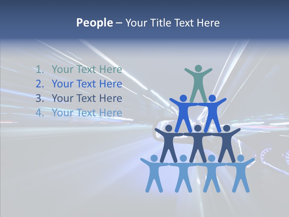 Lights Building Speedy PowerPoint Template