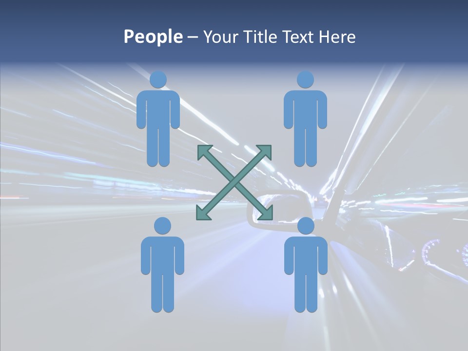 Lights Building Speedy PowerPoint Template