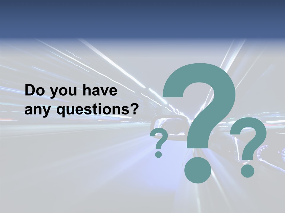 Lights Building Speedy PowerPoint Template