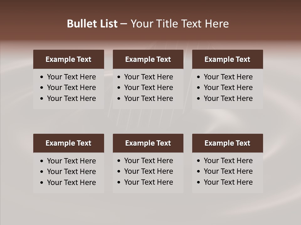 Exposure Food Ripple PowerPoint Template