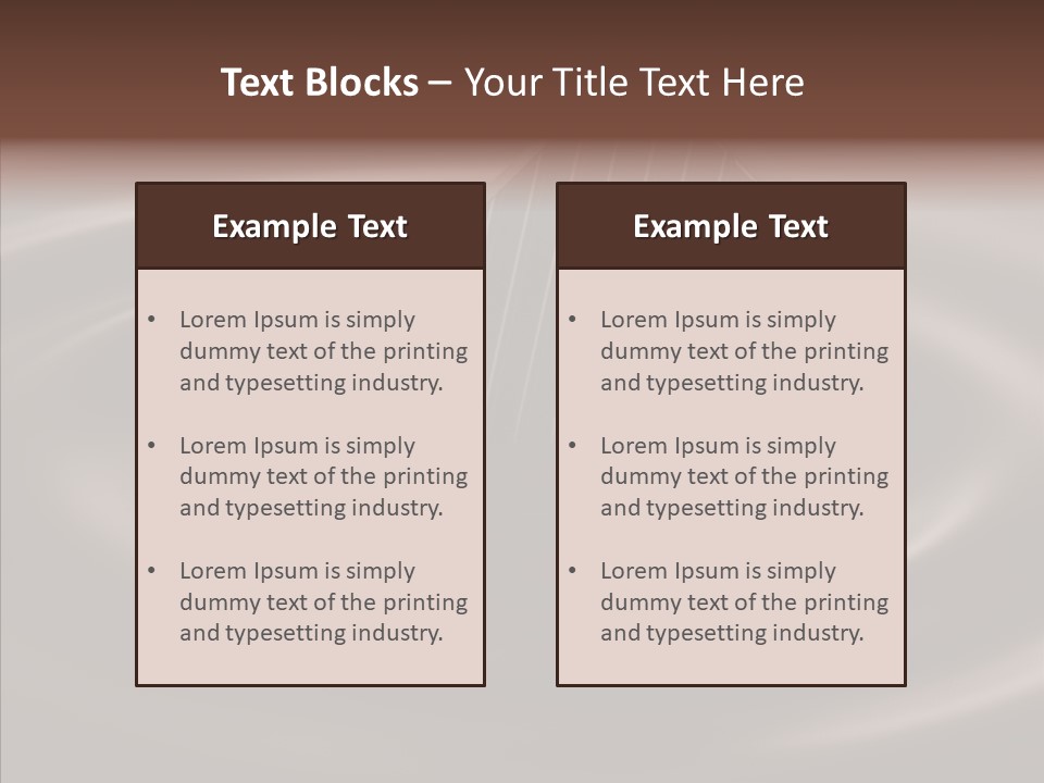 Exposure Food Ripple PowerPoint Template