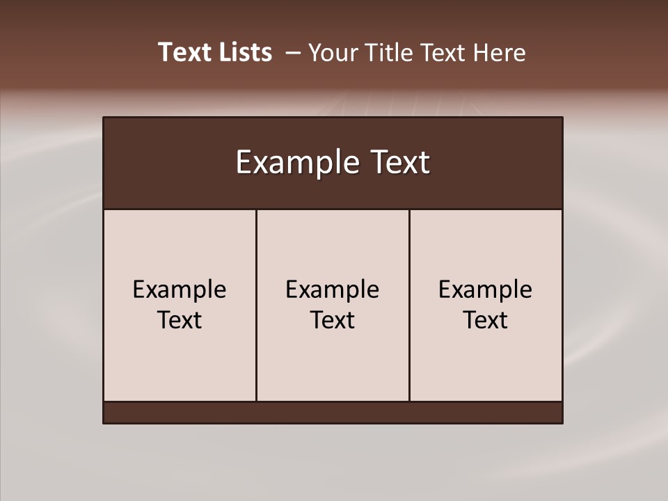 Exposure Food Ripple PowerPoint Template