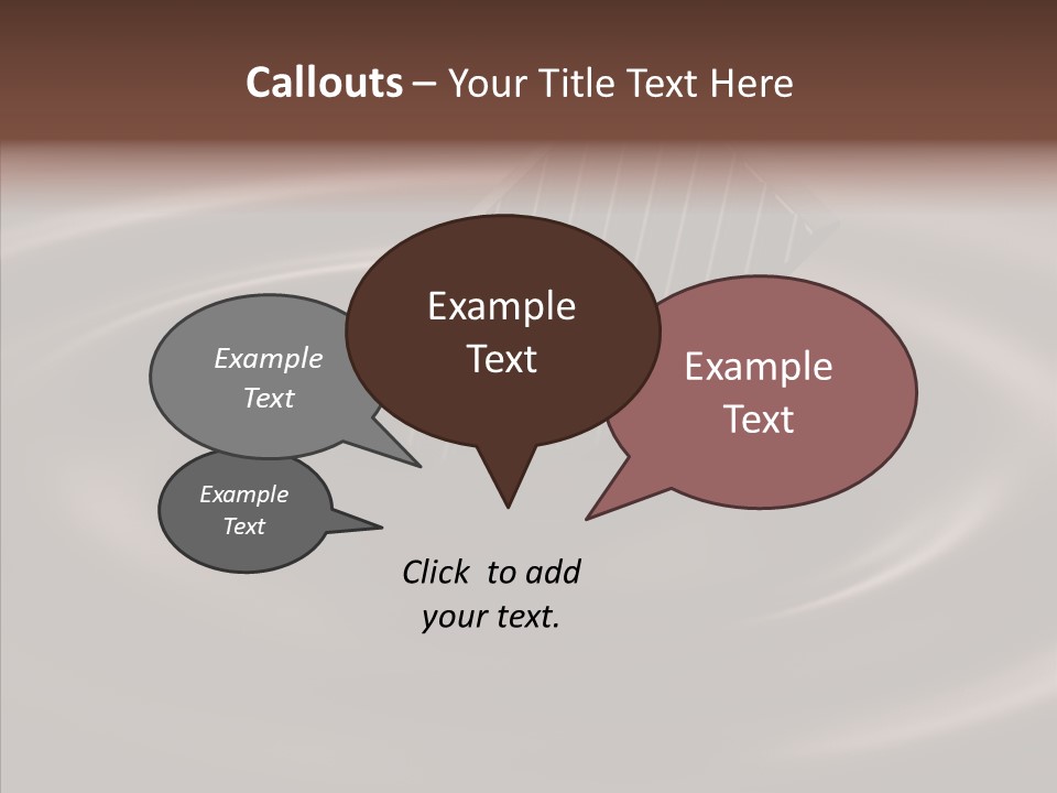 Exposure Food Ripple PowerPoint Template