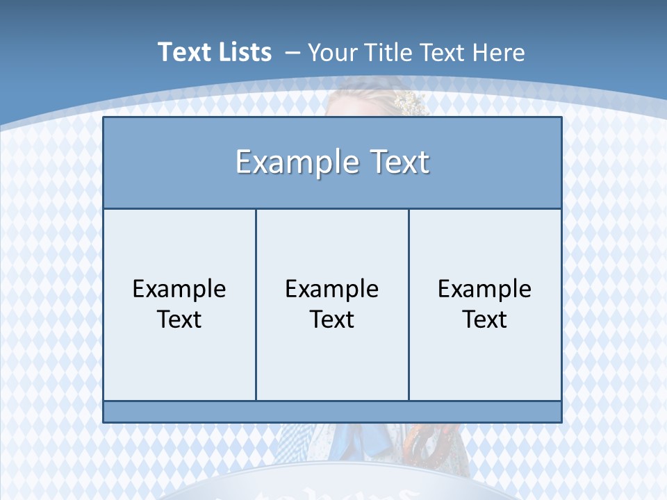 Weiblich Allg Bayern PowerPoint Template
