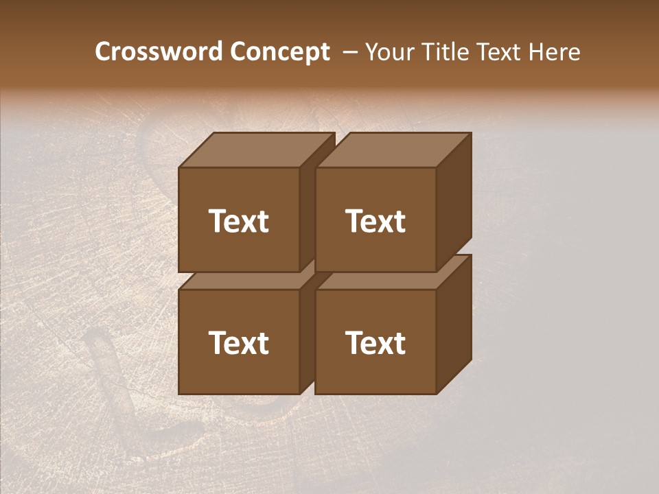 Aging Pine Section PowerPoint Template
