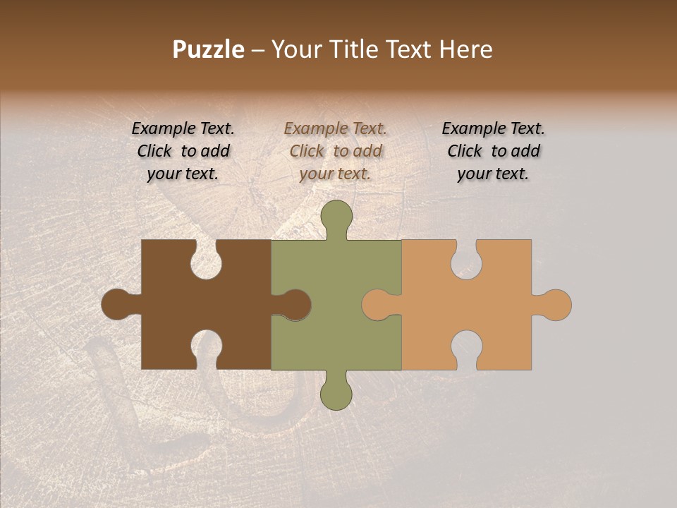 Aging Pine Section PowerPoint Template