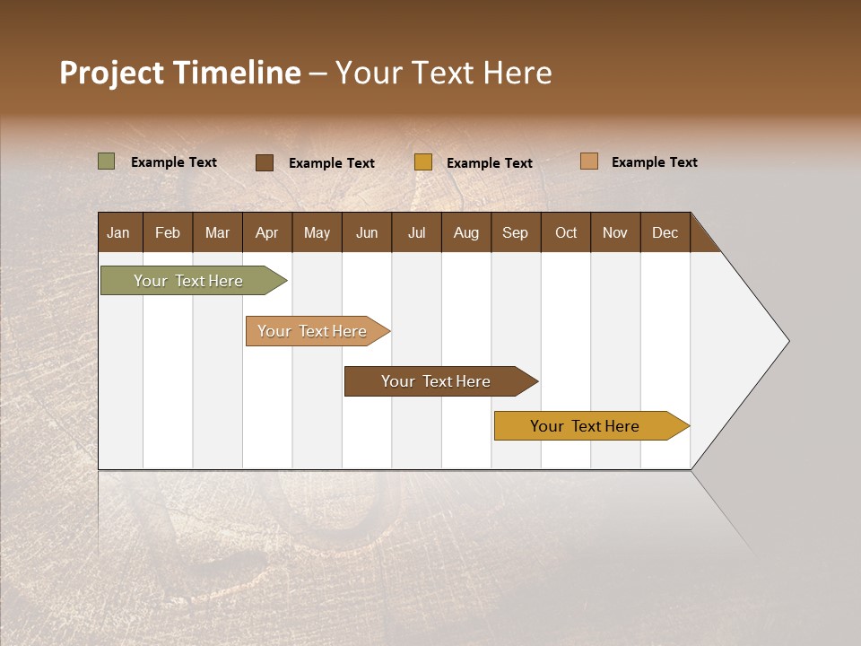 Aging Pine Section PowerPoint Template