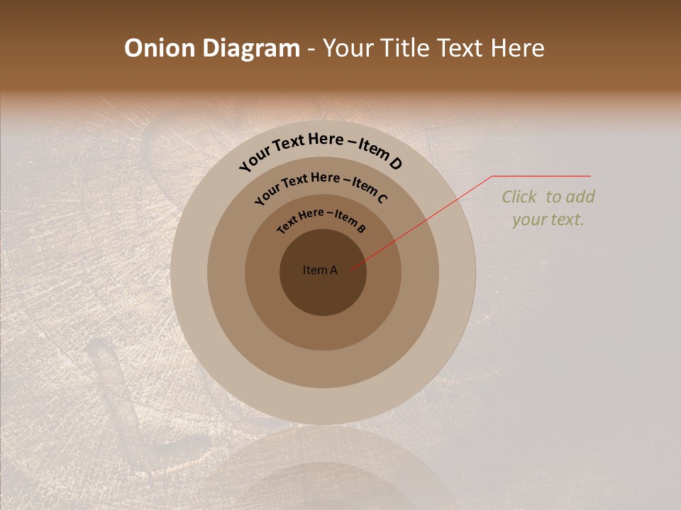 Aging Pine Section PowerPoint Template