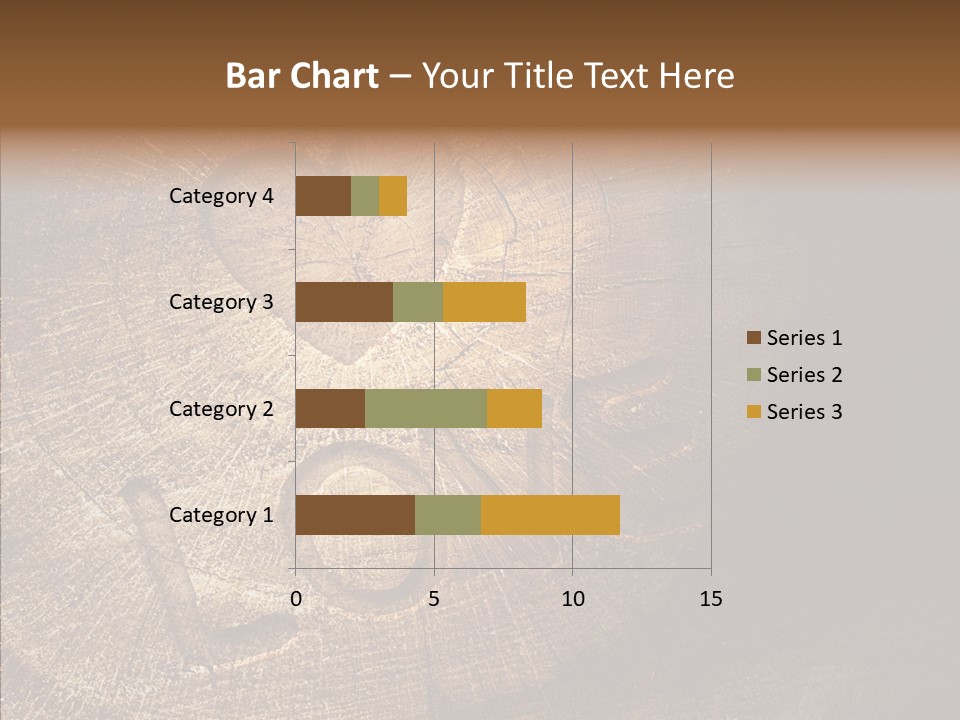 Aging Pine Section PowerPoint Template