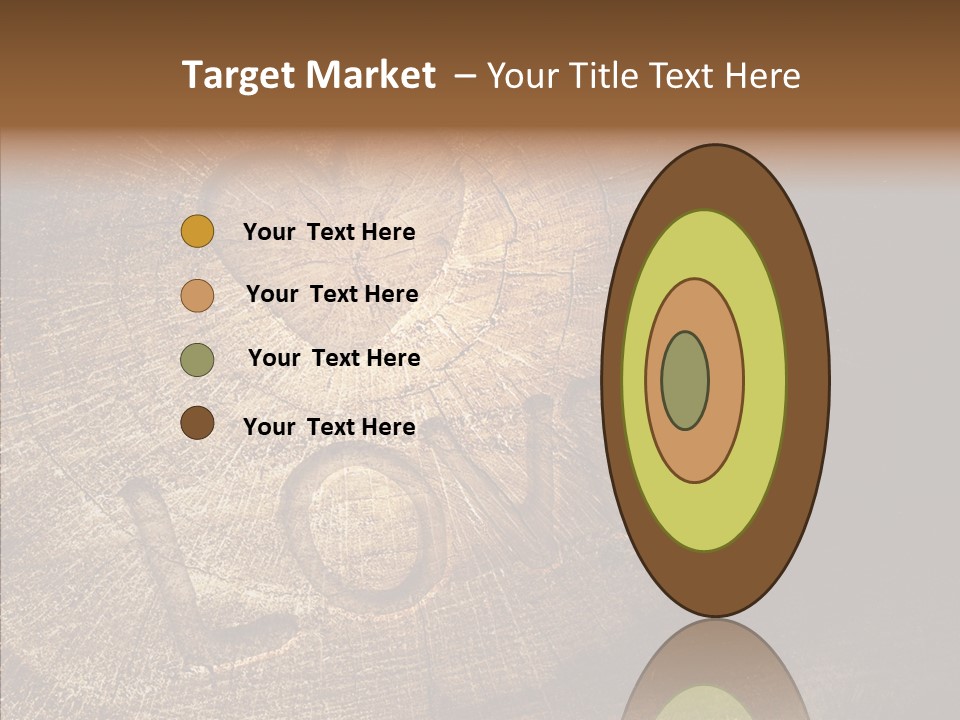 Aging Pine Section PowerPoint Template