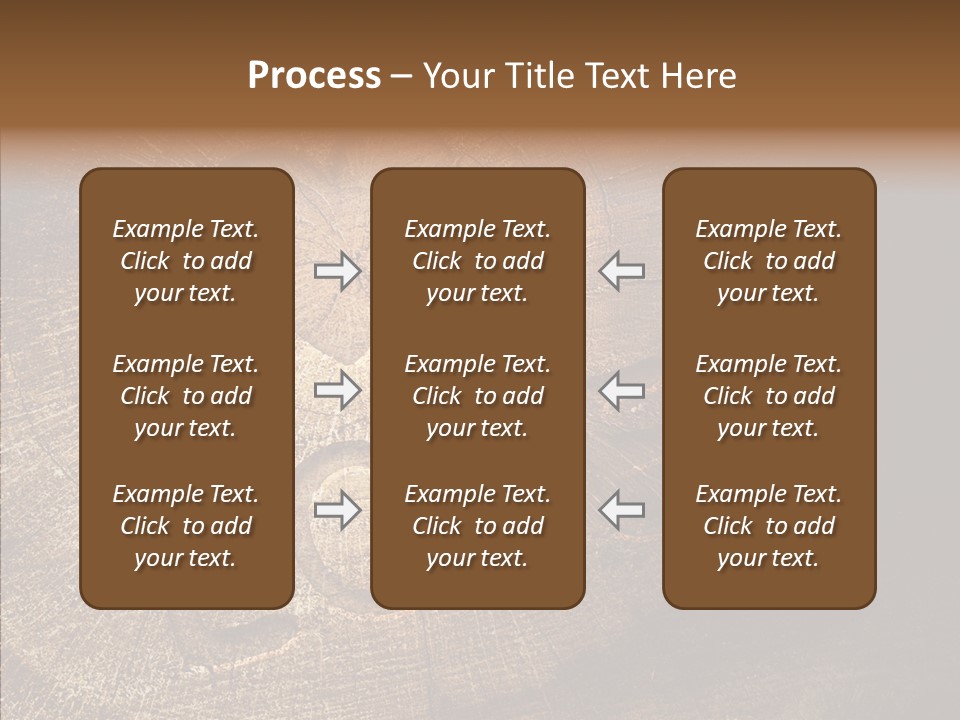 Aging Pine Section PowerPoint Template