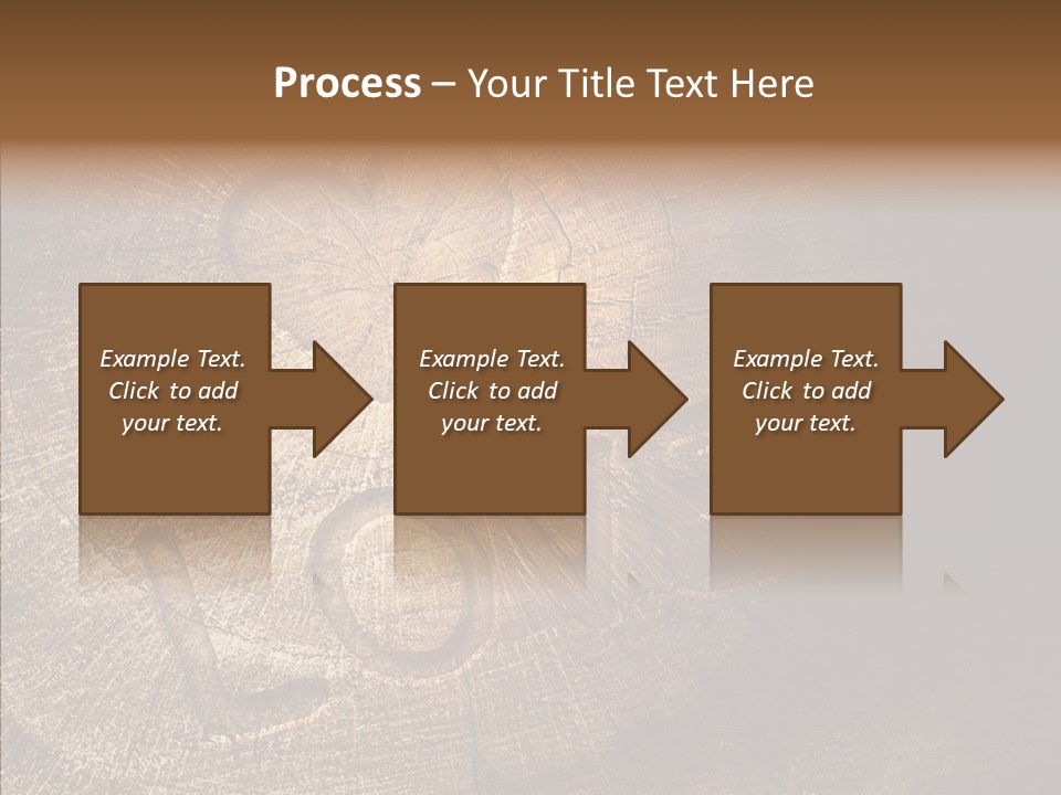 Aging Pine Section PowerPoint Template
