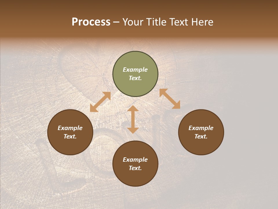 Aging Pine Section PowerPoint Template