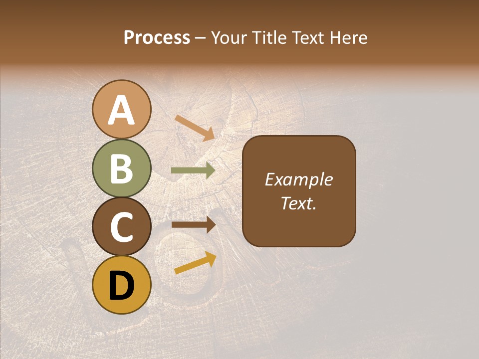 Aging Pine Section PowerPoint Template